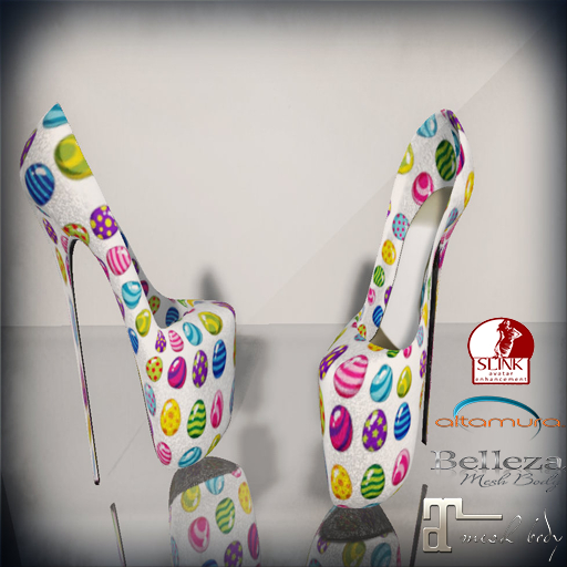 Second Life Marketplace Easter Shoes by Tina !!!!EASTER SALE!!!
